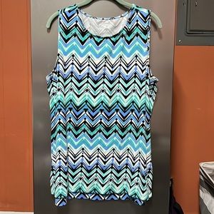🎀Kim Rogers Sleeveless Top Women’s Size Petite Medium